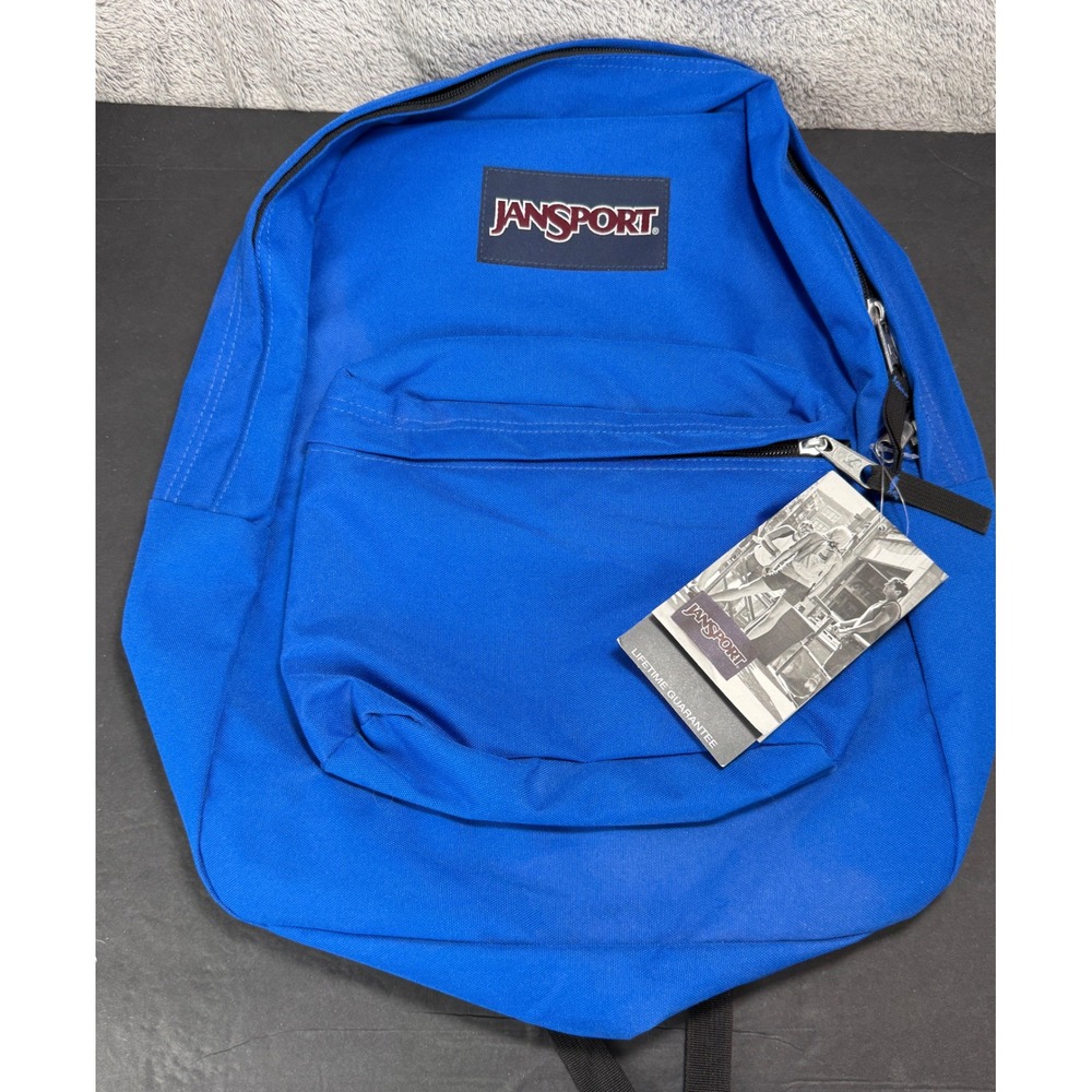 JanSport SuperBreak Backpack Unisex OS Blue Streak Classic School Bag T501
